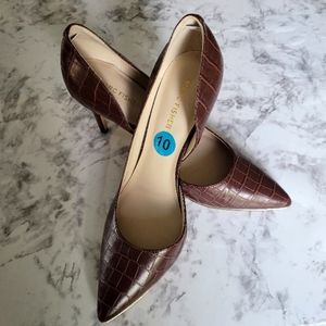 Brown Marc Fisher Heels sz10